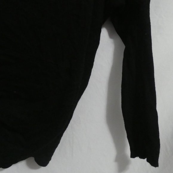 REITMANS | large | Sheer Black Knit Poncho / Shawl With Sleeves | GUC - Picture 6 of 16